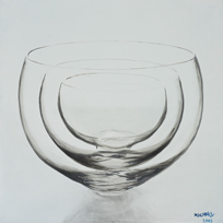 <h4>Glas • 100 cm x 100 cm • 2003</h4>
