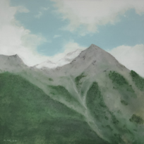 <h4>Alpen I • 100 cm x 100 cm • 2006</h4>