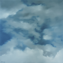<h4>Wolken I • 80 cm x 80 cm • 2006</h4>