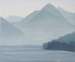<h4>Skizze I Wallowa Lake • 60 cm x 50 cm • 2014</h4>
